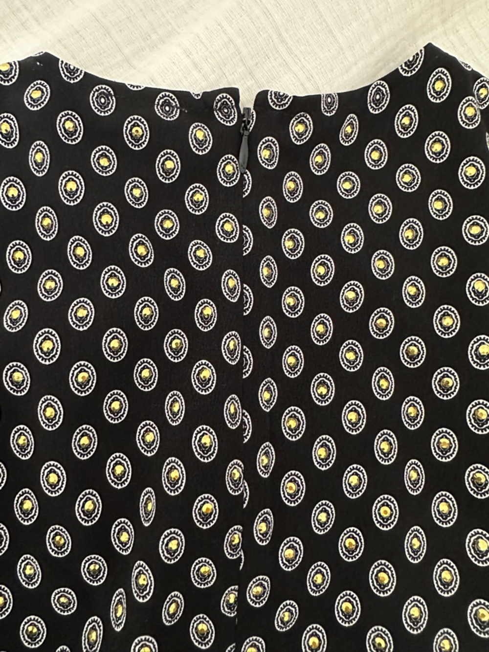 MICHAEL Michael Kors Black Printed Tie-Waist Mini Dress - Picture 6 of 7